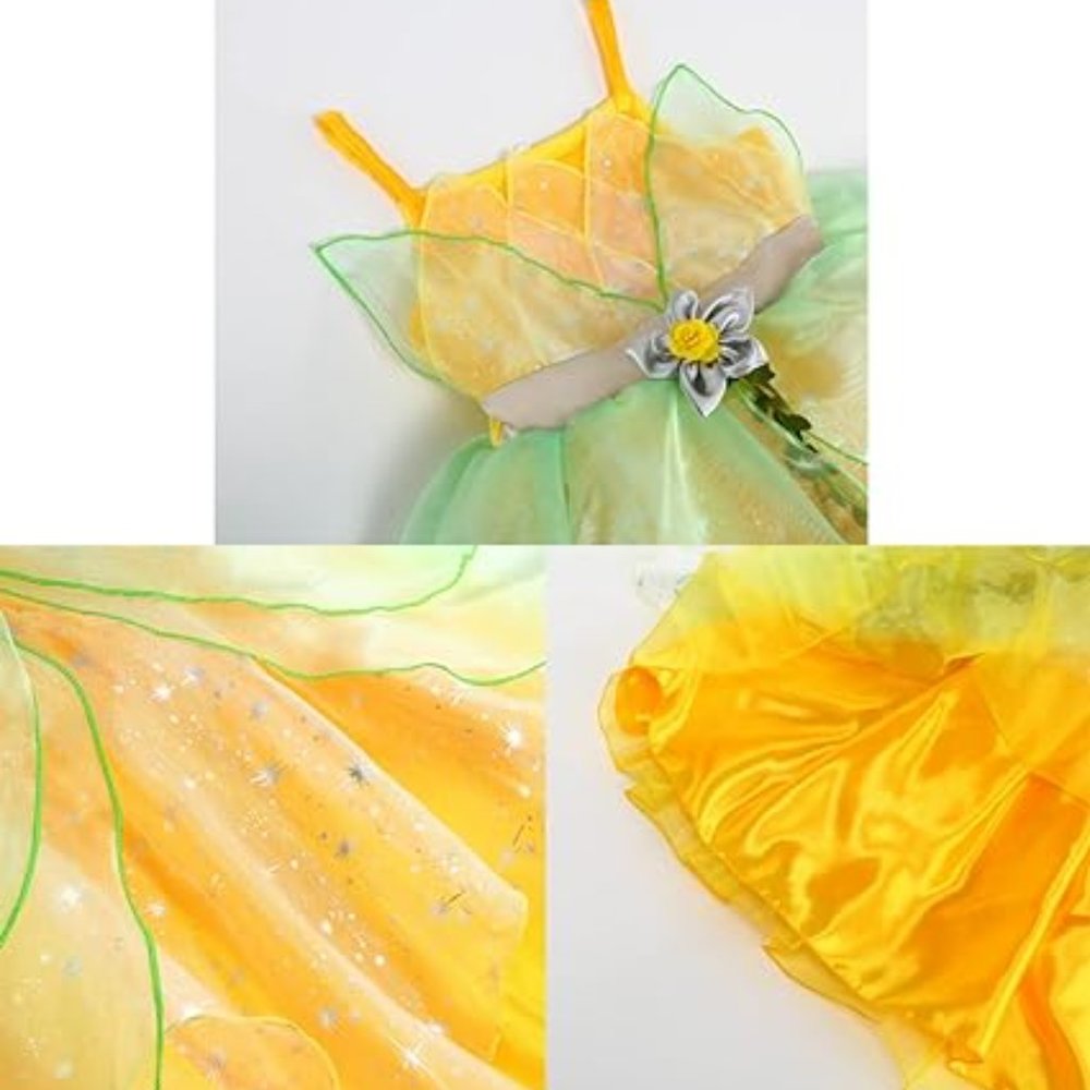 Princess Tiana Dress | Only 2  Avaliable 140-1, 150-2 Pls Grab Great Deal - Picture 4 of 5